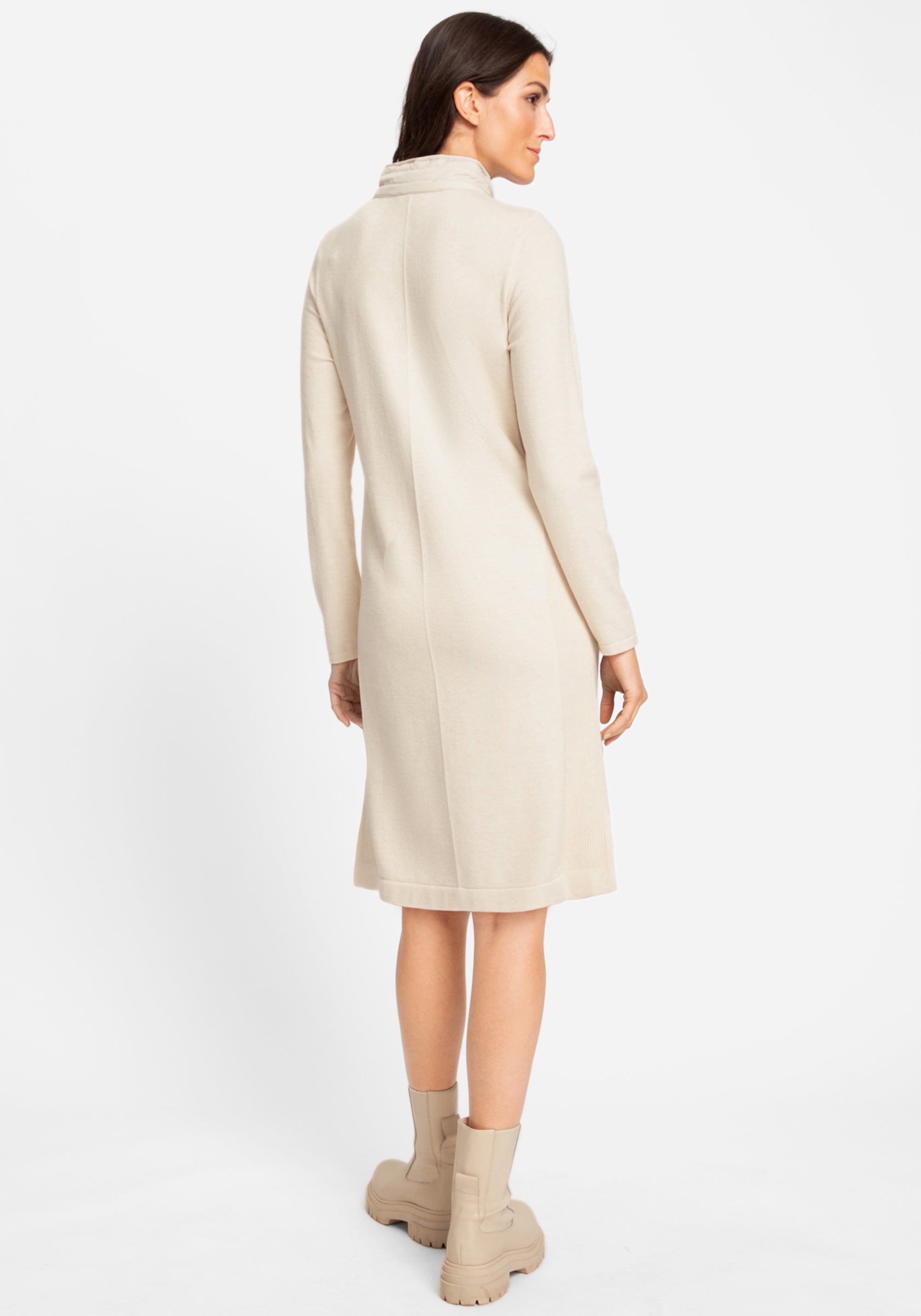 Hudson & Haven™ | 
Viscose Blend 1/4 Zip Sweater Dress