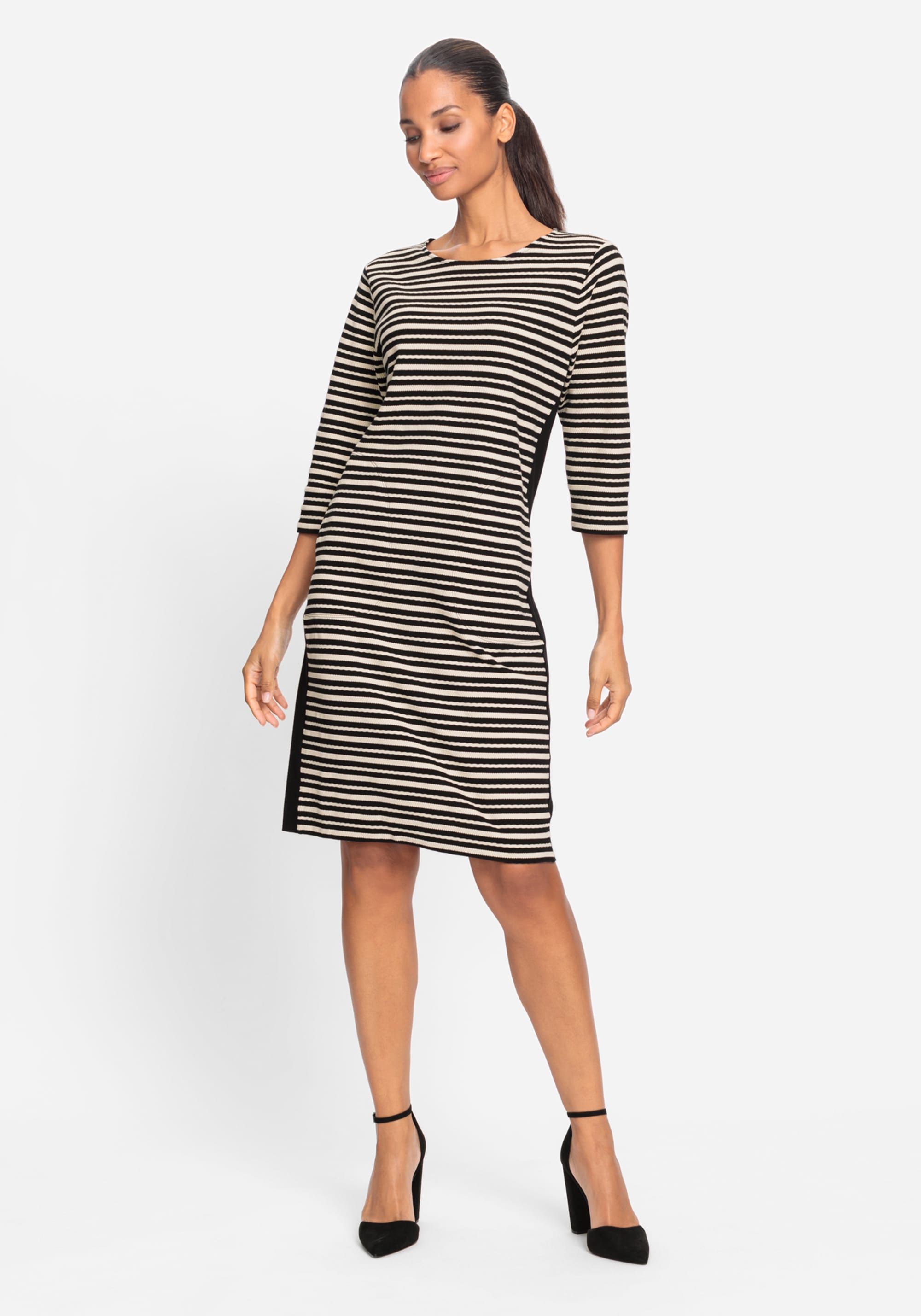 Hudson & Haven™ | Textured Striped Dress