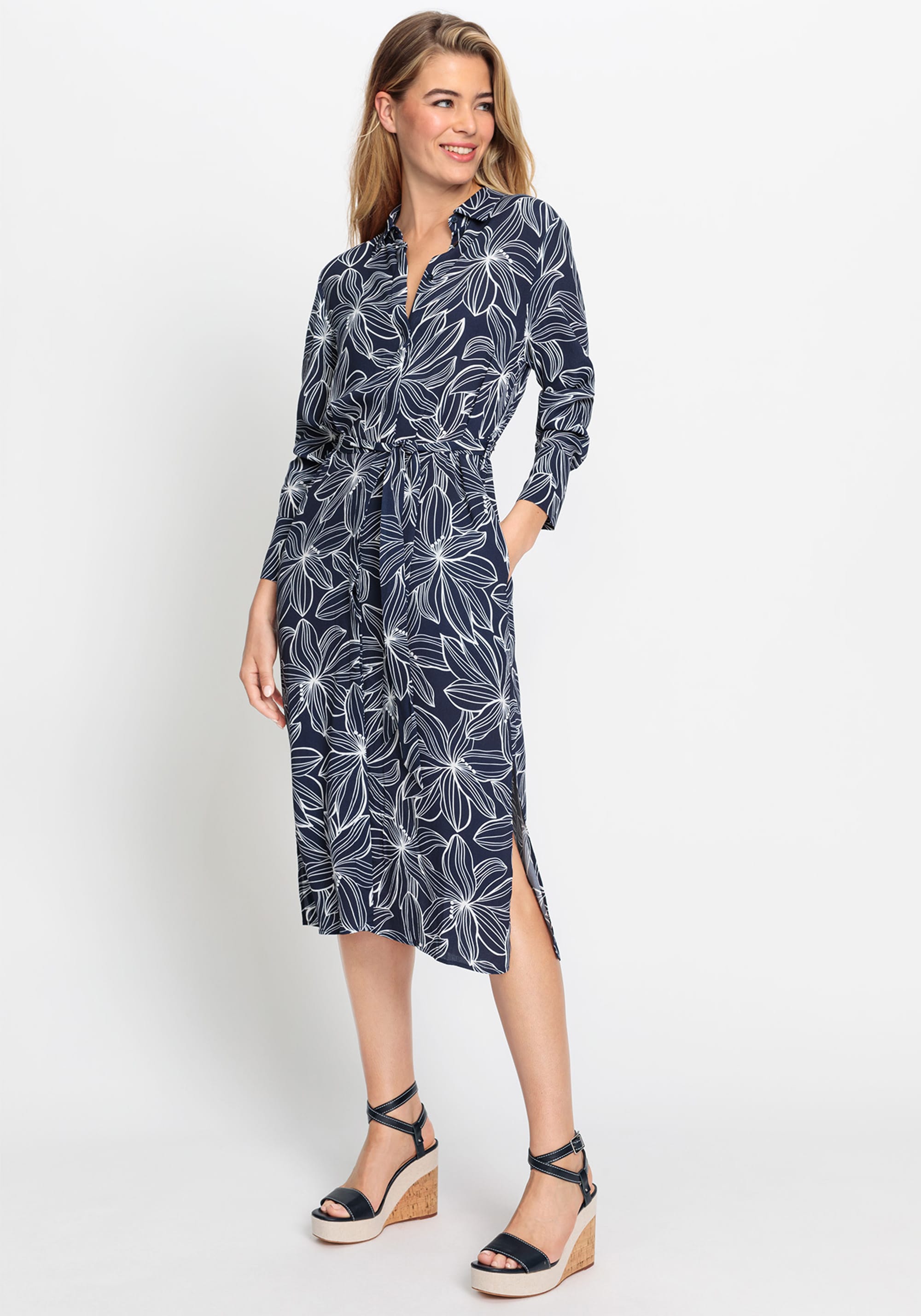 Hudson & Haven™ | Floral Shirt Dress
