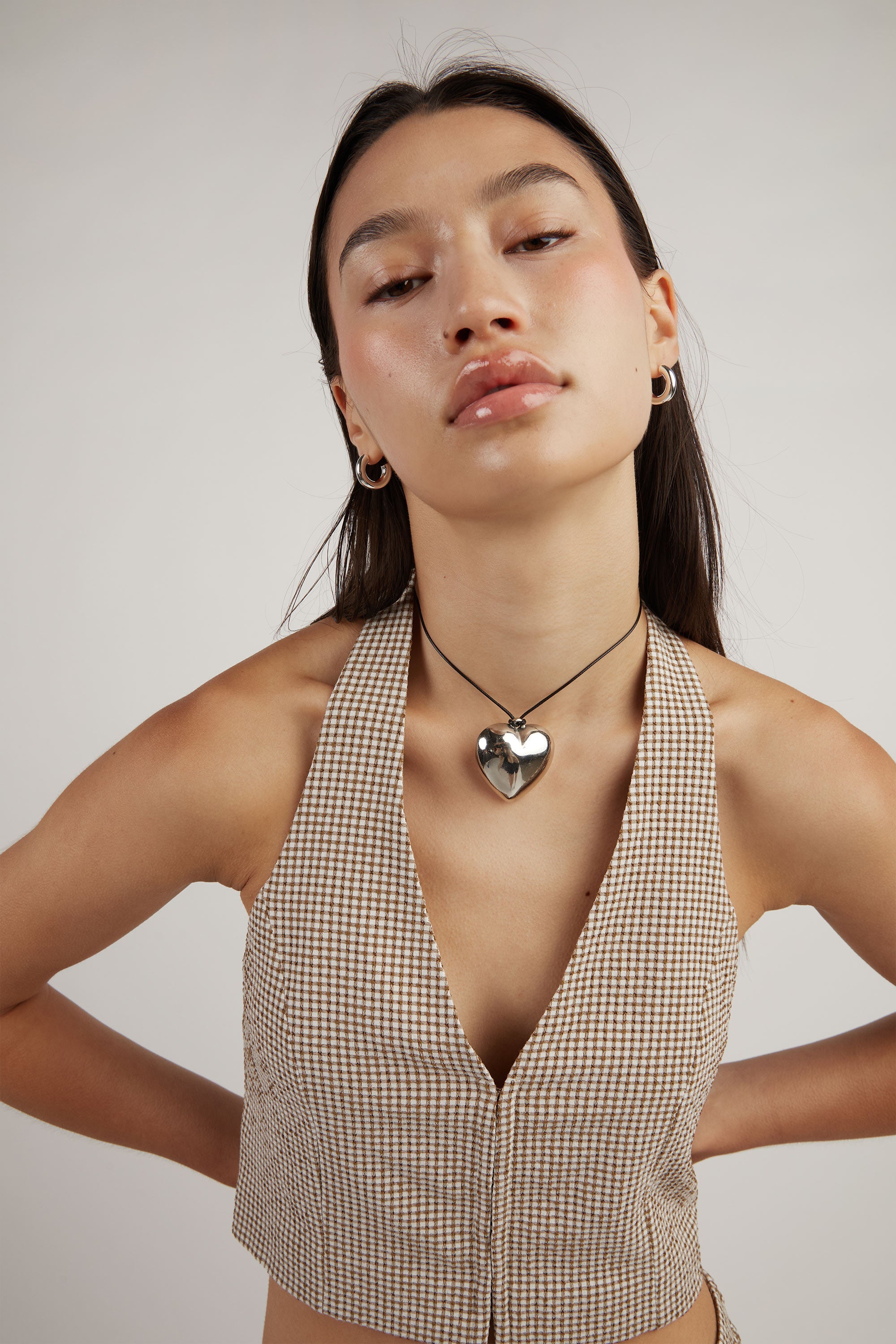 Hudson & Haven™ | GINGHAM TOP
